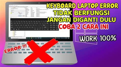 Cara Mengatasi Keyboard Laptop Tidak Berfungsi Windows 7